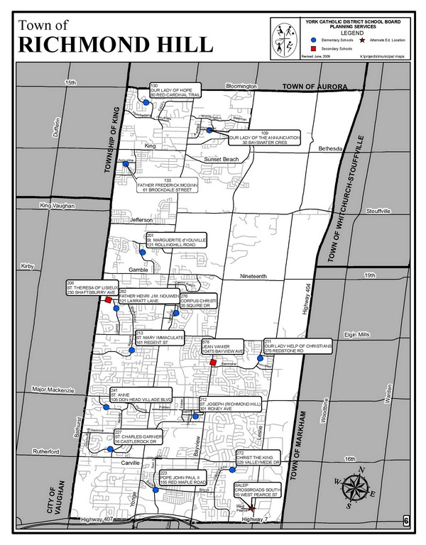 Richmond Hill Ontario Map Richmond Hill Ontario Map